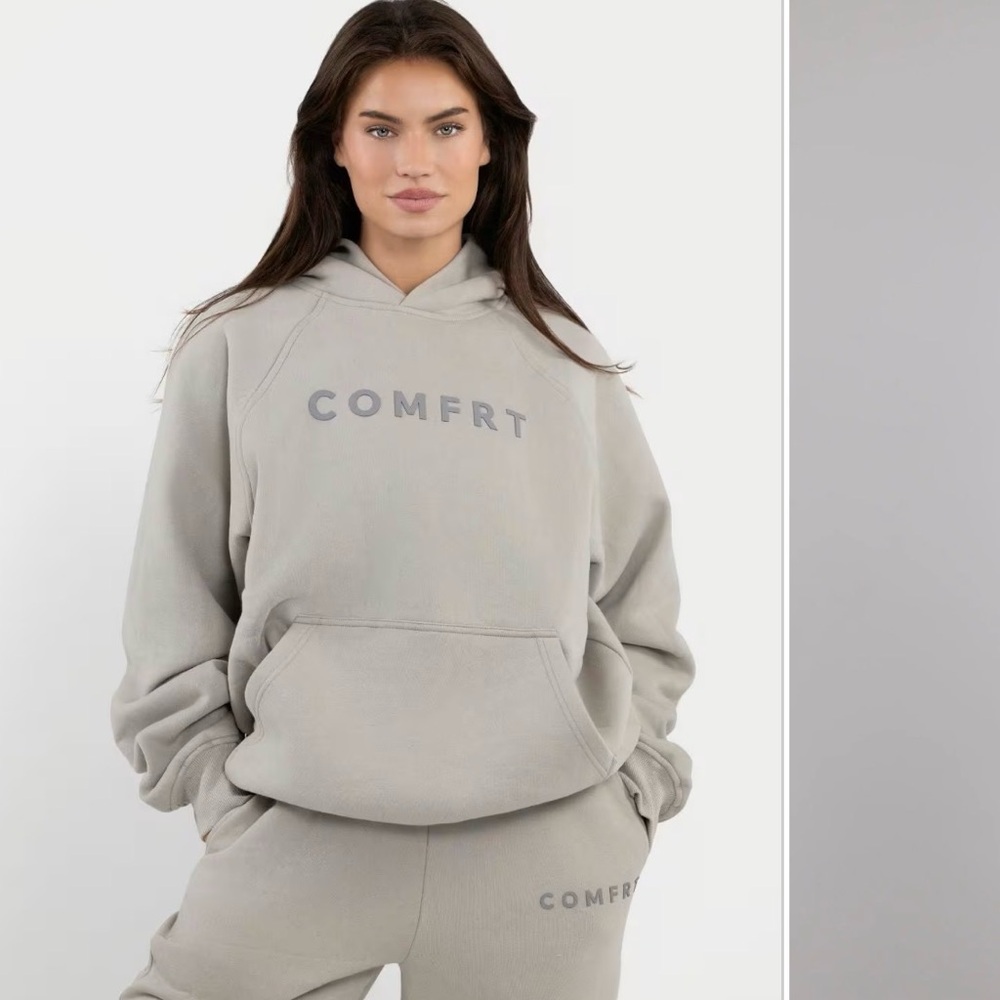 Comfrt Women's Cozy Gray Hoodie